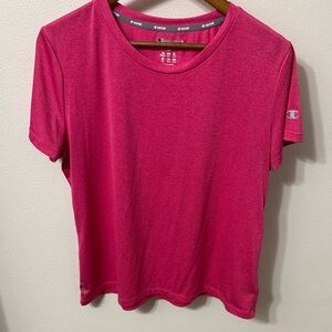Champion Women's Bright Pink Short Vapor Sleeve Performance Tee